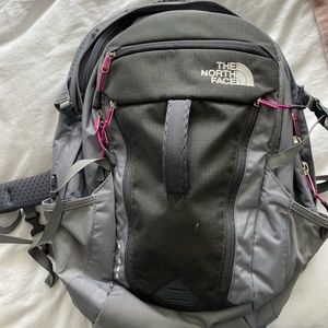 Like new The North Face surge backpack